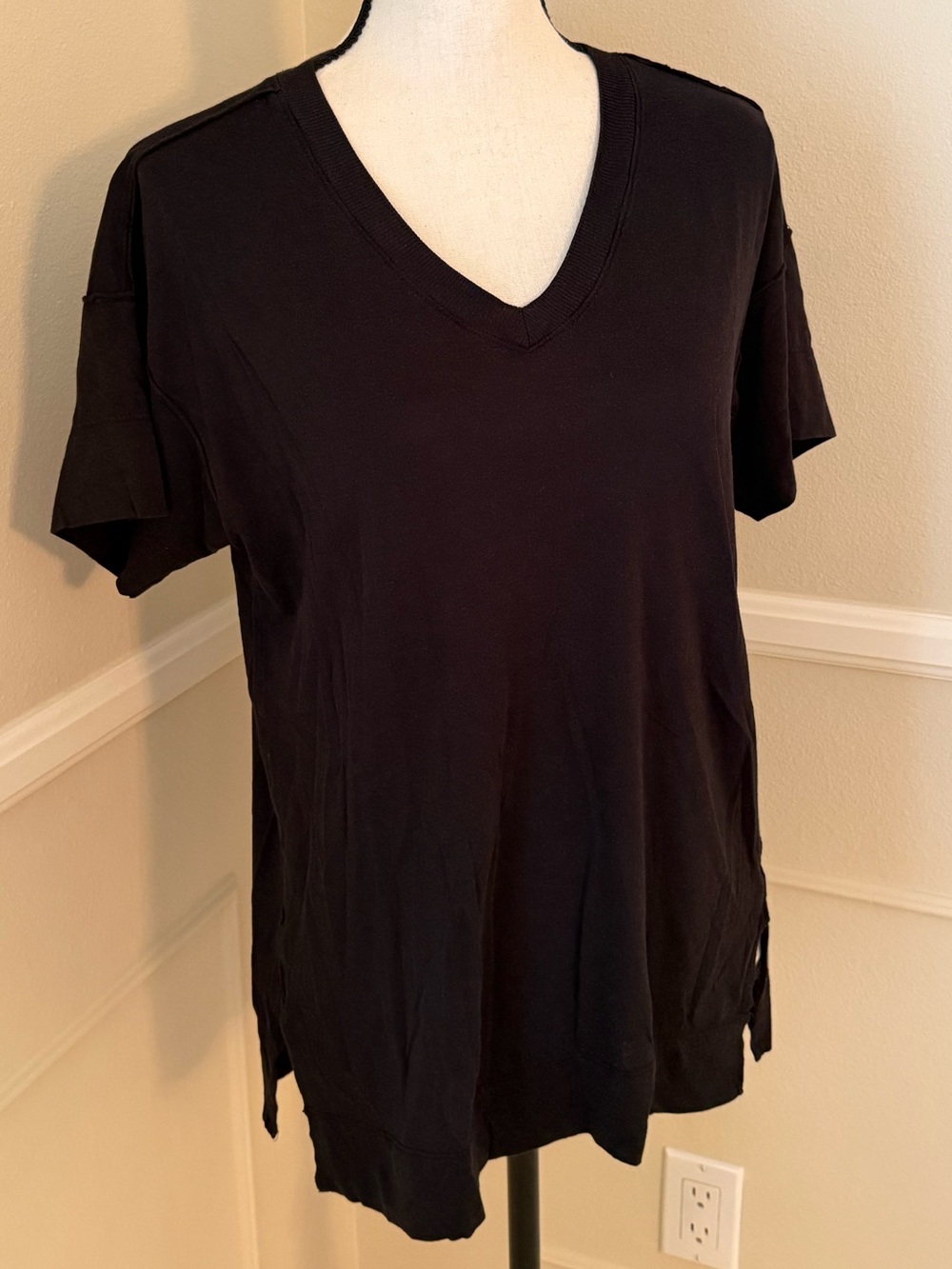 Zella Oversized V-Neck Hi-Lo T-shirt